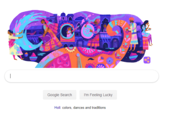 Google ने भी मनाया “Holi” का त्यौहार