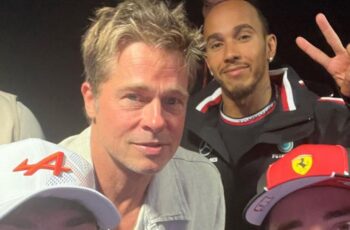 Hollywood Star Brad Pitt Takes Over British Grand Prix for Film Project